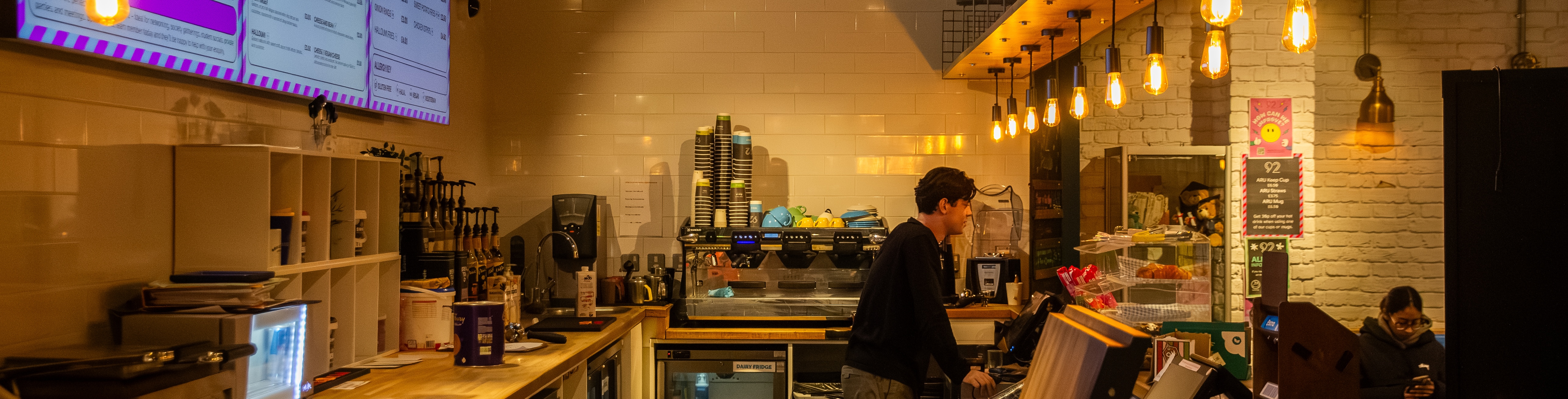 Student staff serving in 92